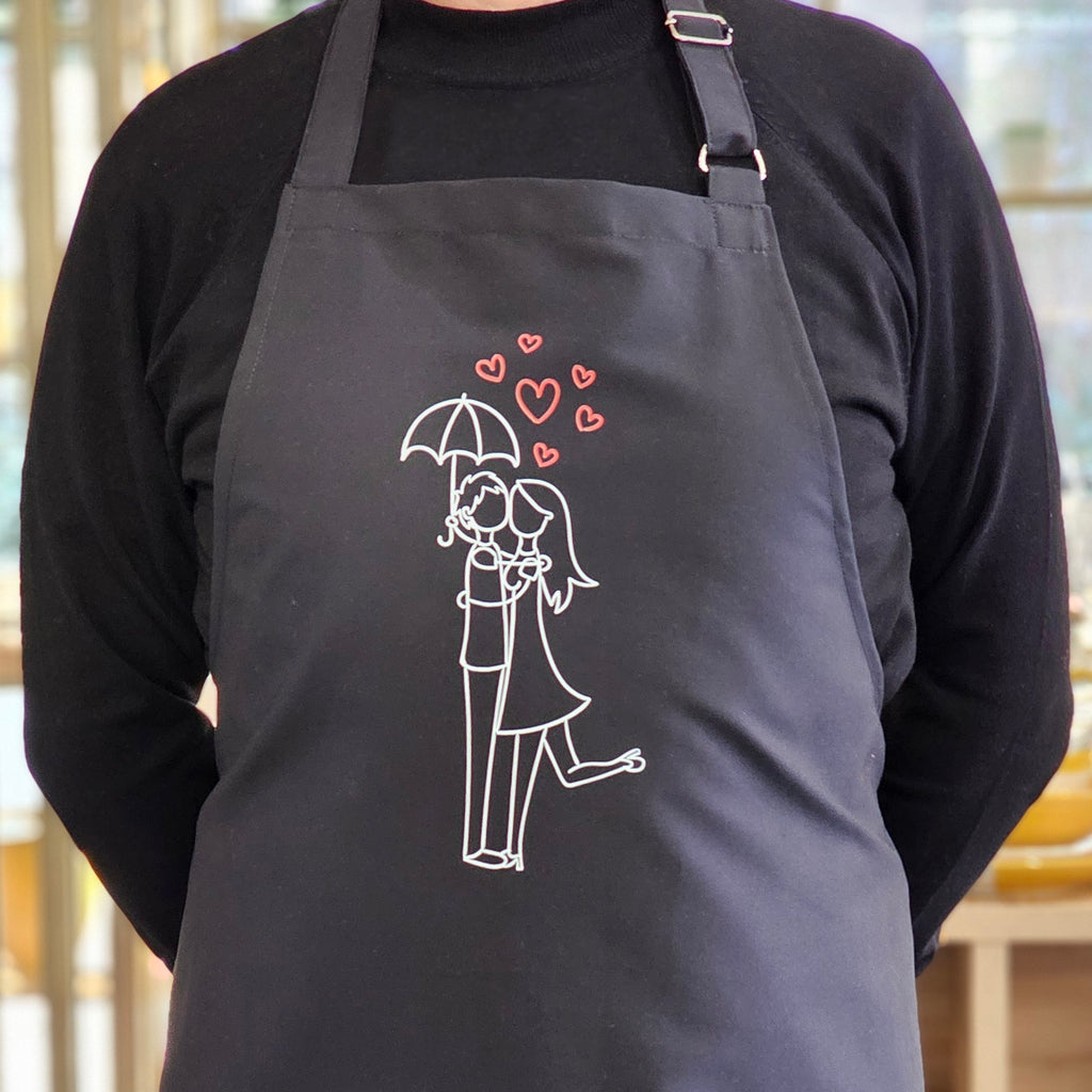 Престилка (LOVE) црна #067