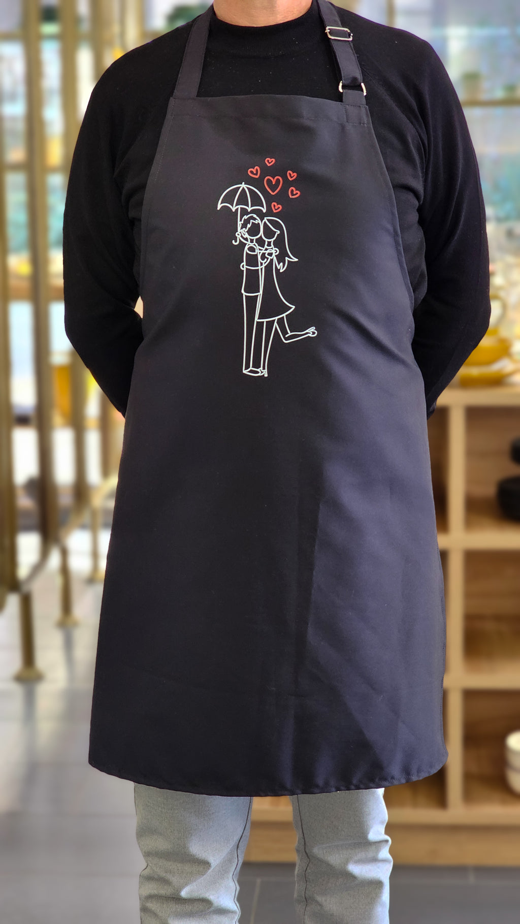 Престилка (LOVE) црна #067