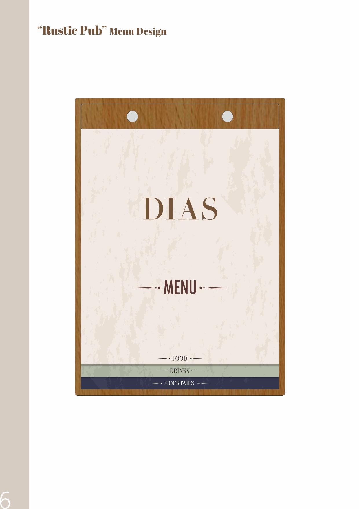 Template "Rustic Pub"