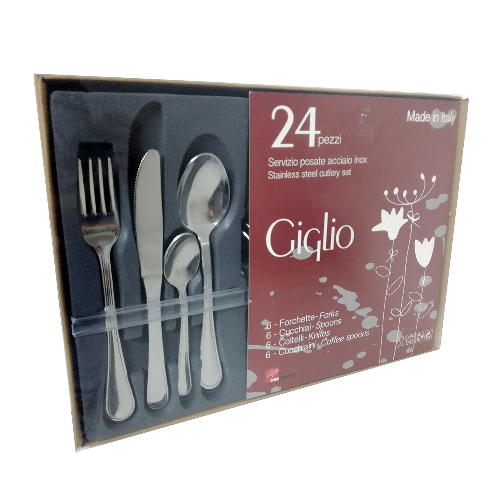 Прибор за јадење 24/1 Giglio 36022  8010402360222