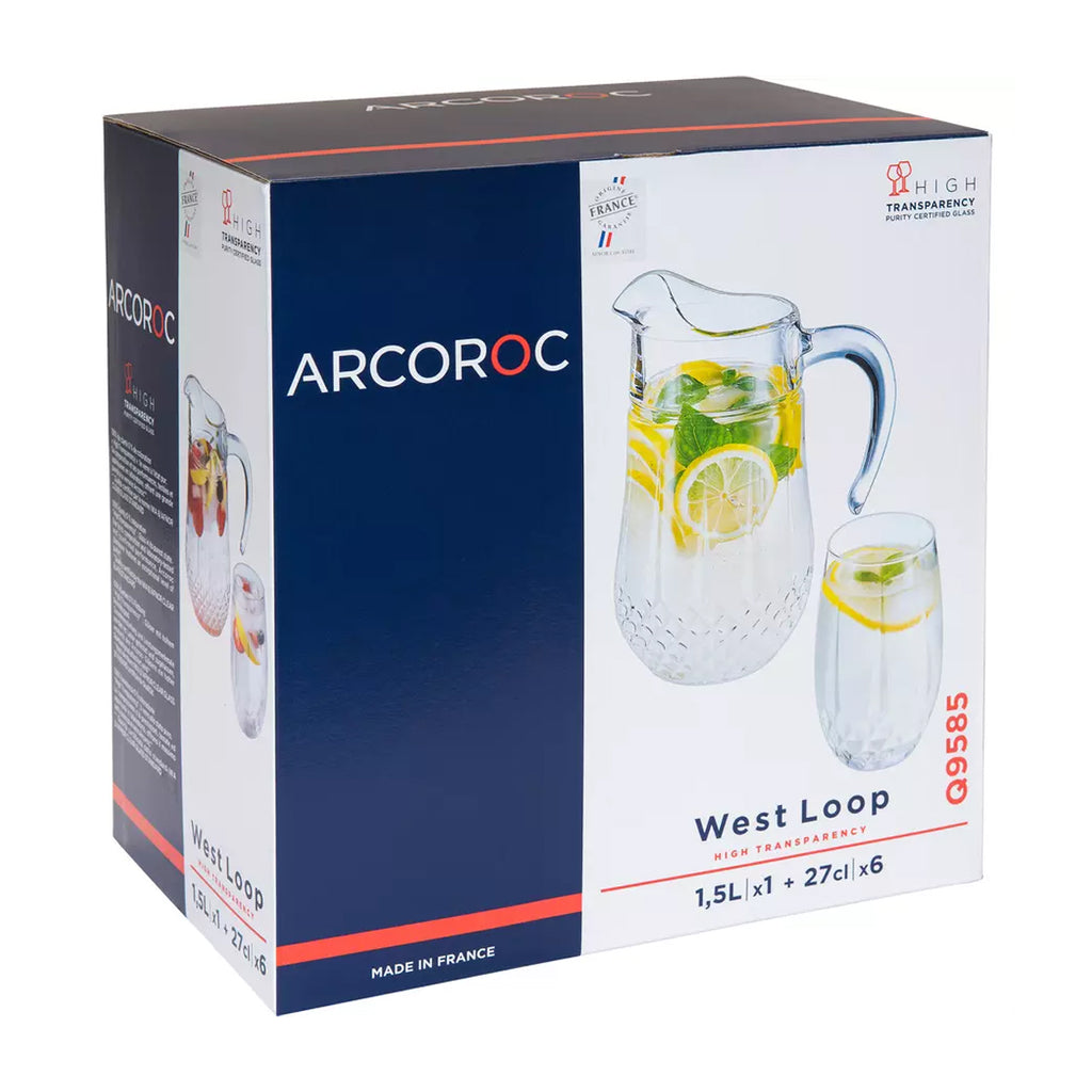 СЕТ БОКАЛ И 6 ЧАШИ Arcoroc Q9585