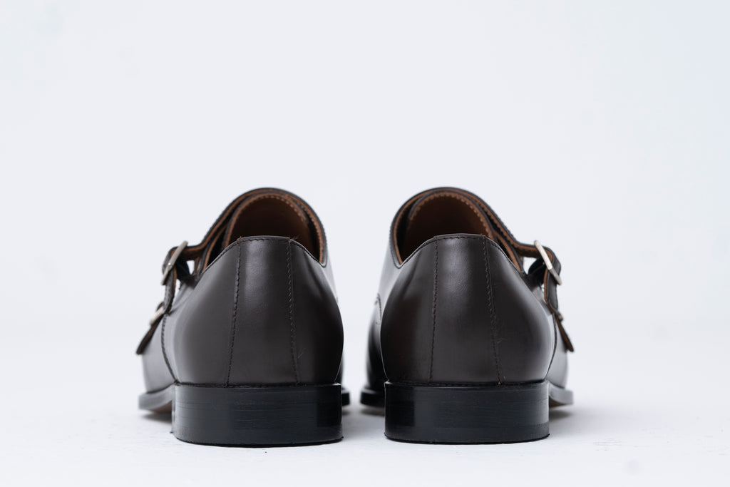 Monk strap shoes 2026-02-42 brown