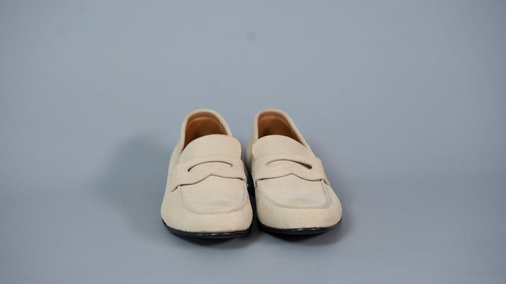 Машки мокасини Пони Лоферс 409-42 кафен велур