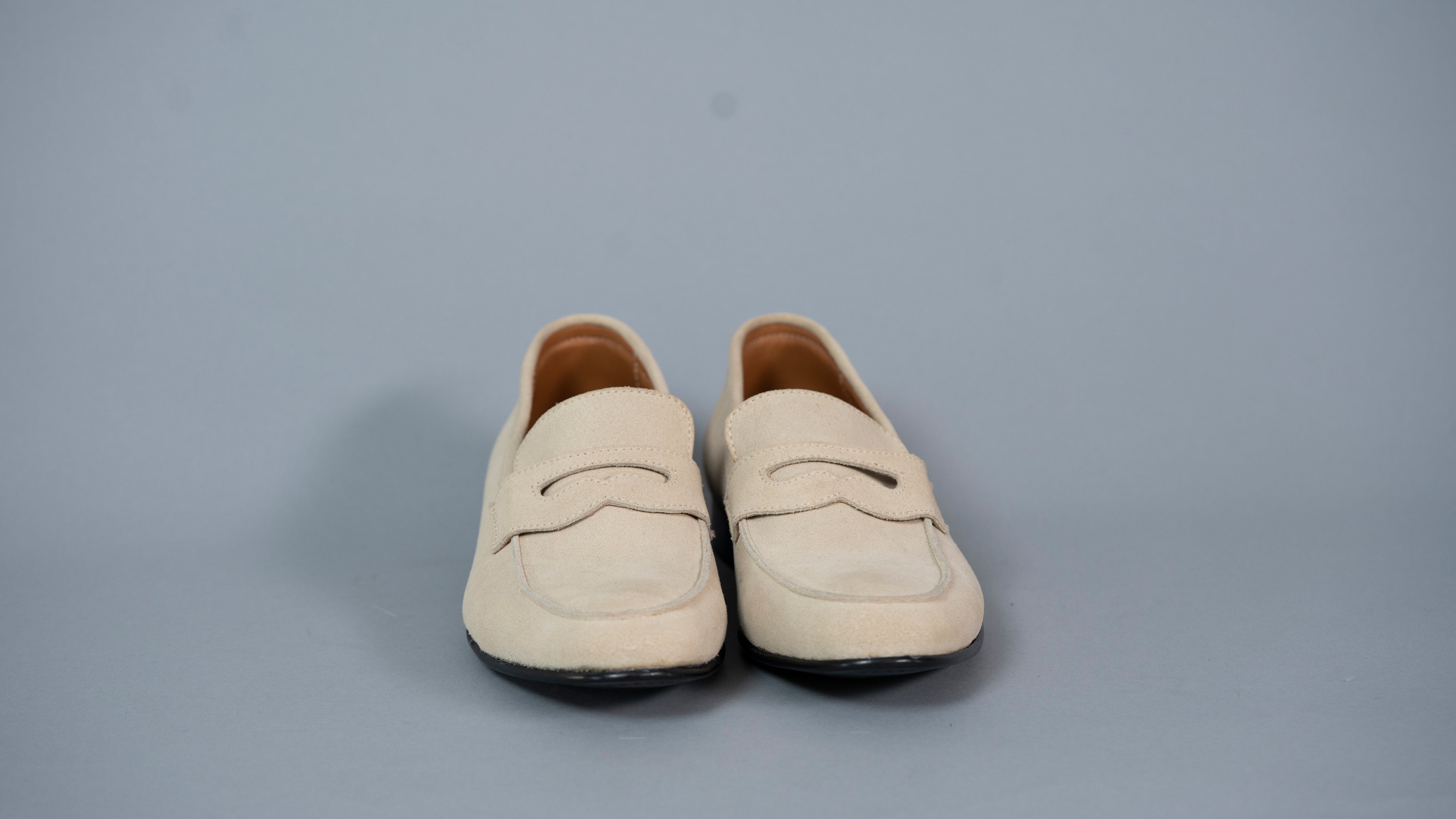 Машки мокасини Пони Лоферс 409-42 кафен велур