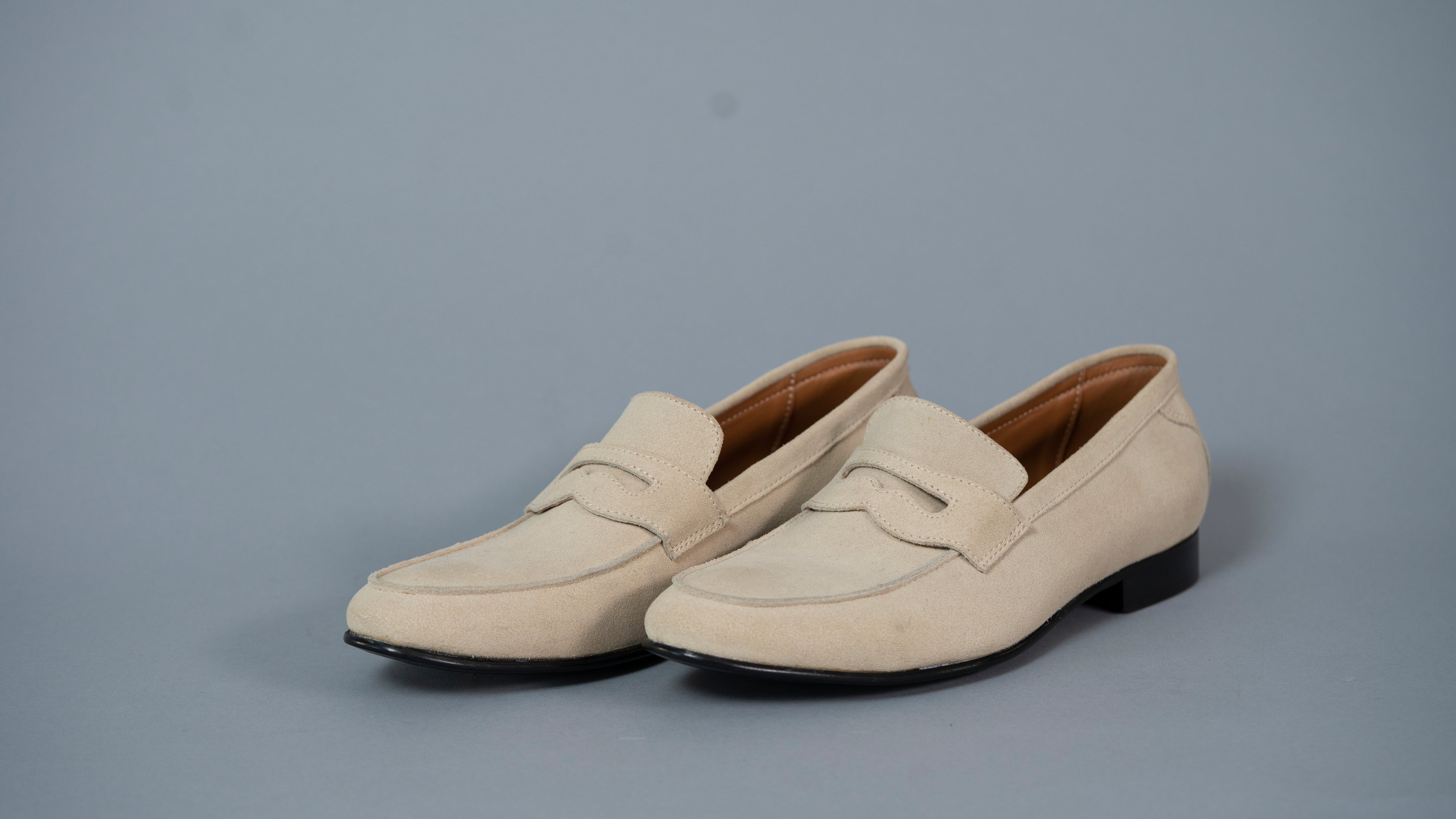 Машки мокасини Пони Лоферс 409-42 кафен велур