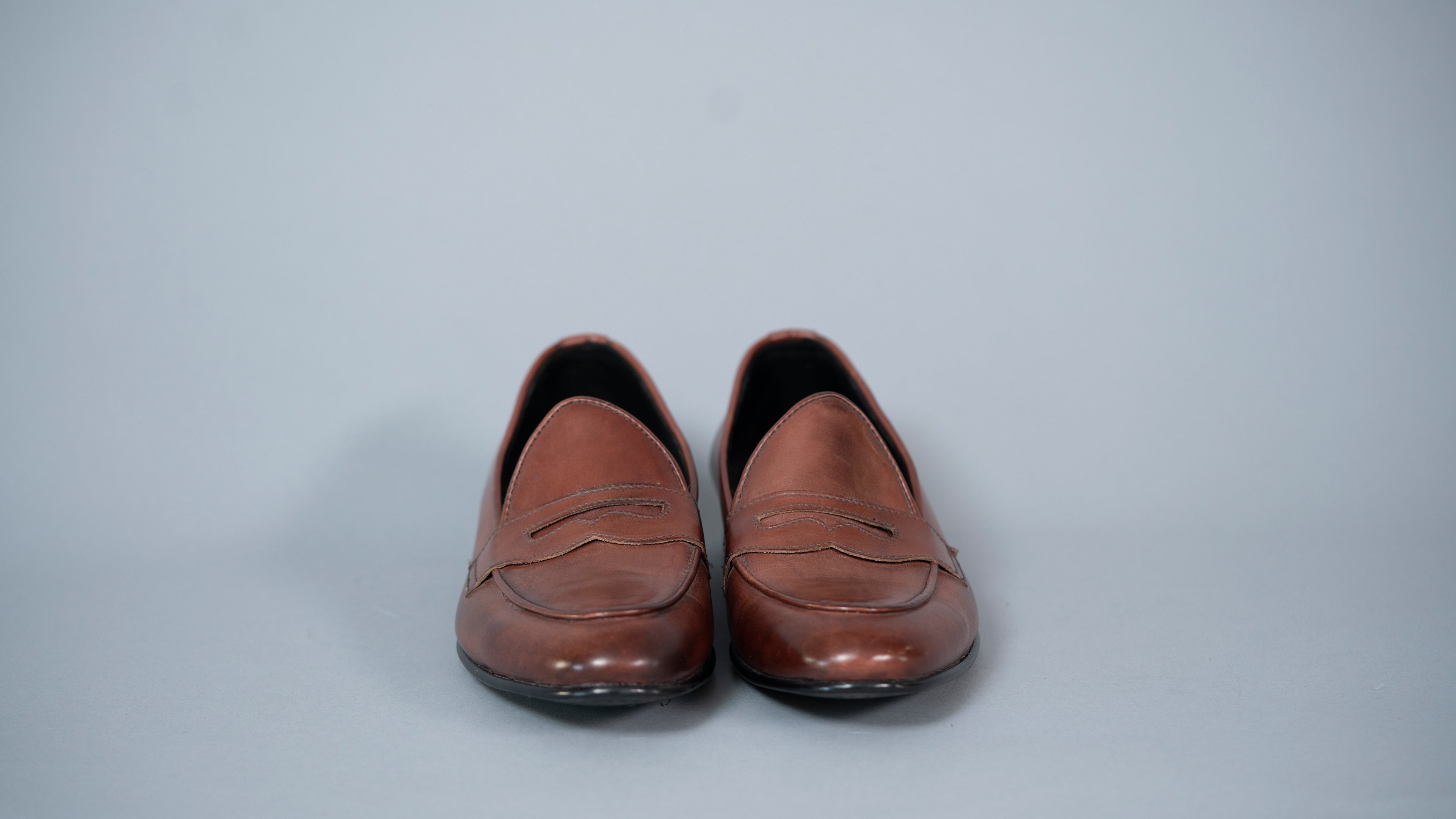 Машки мокасини Пони Лоферс 409-42 кафен велур