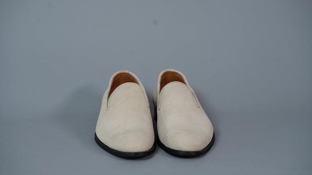 Машки мокасини 430-64-43 крем велур