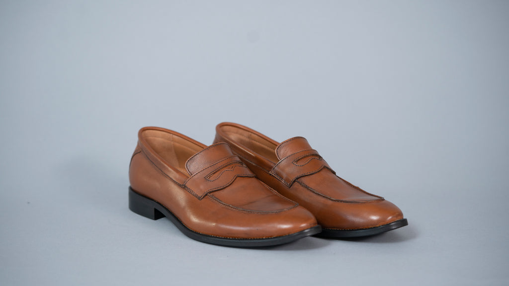 Машки мокасини Лоферс 409-73-40 окер