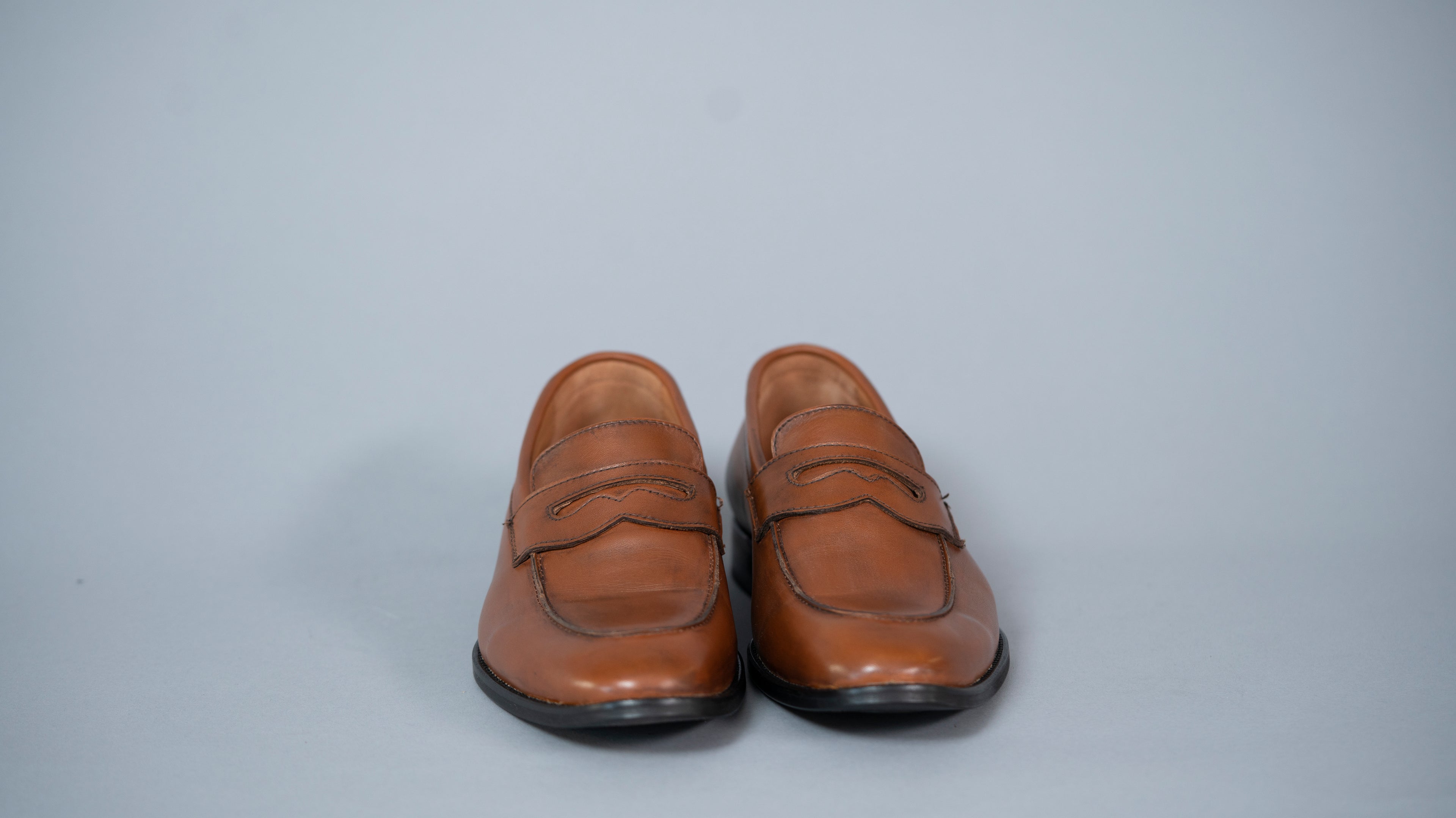 Машки мокасини Пони Лоферс 409-42 кафен велур