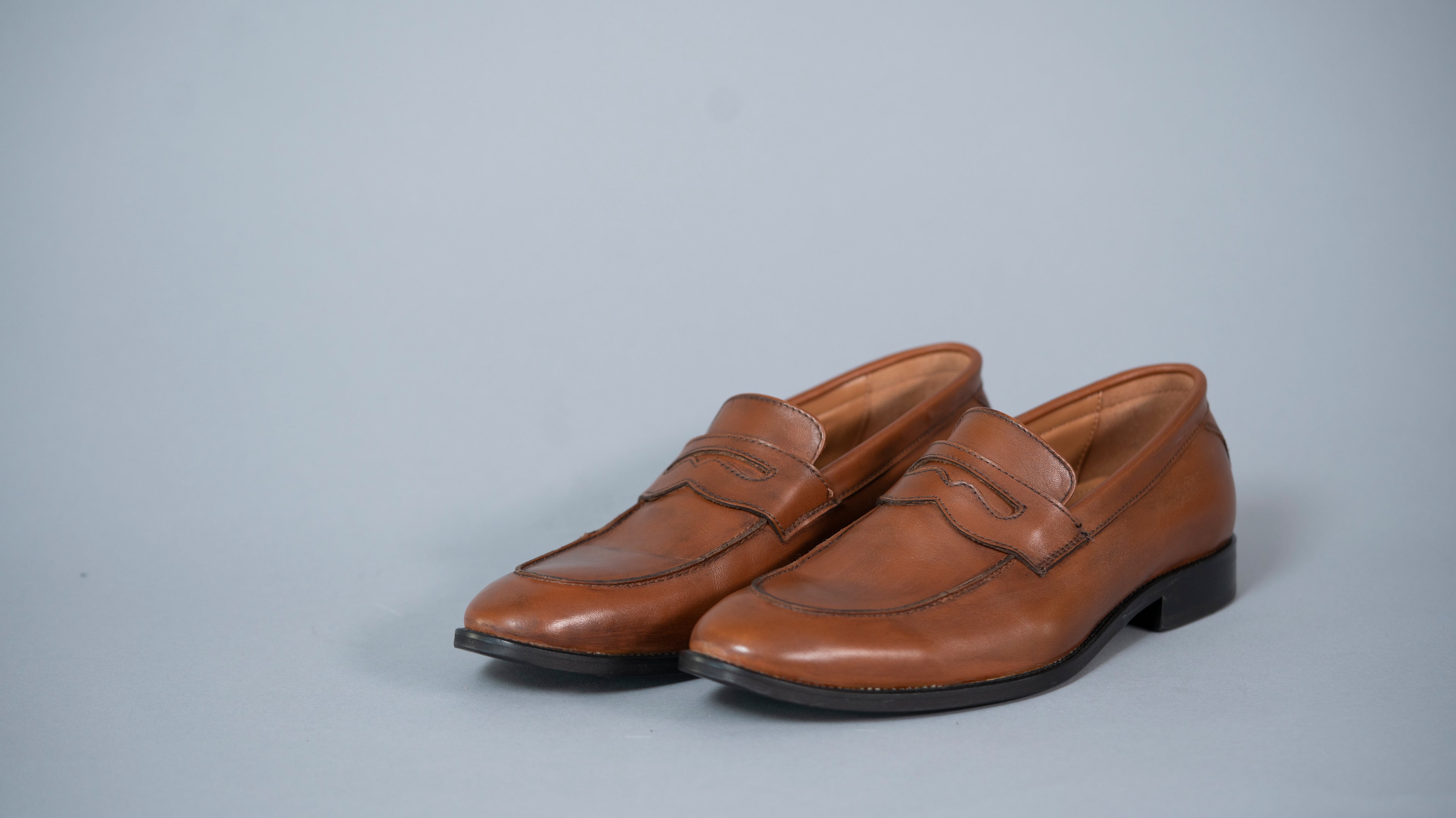 Машки мокасини Пони Лоферс 409-42 кафен велур