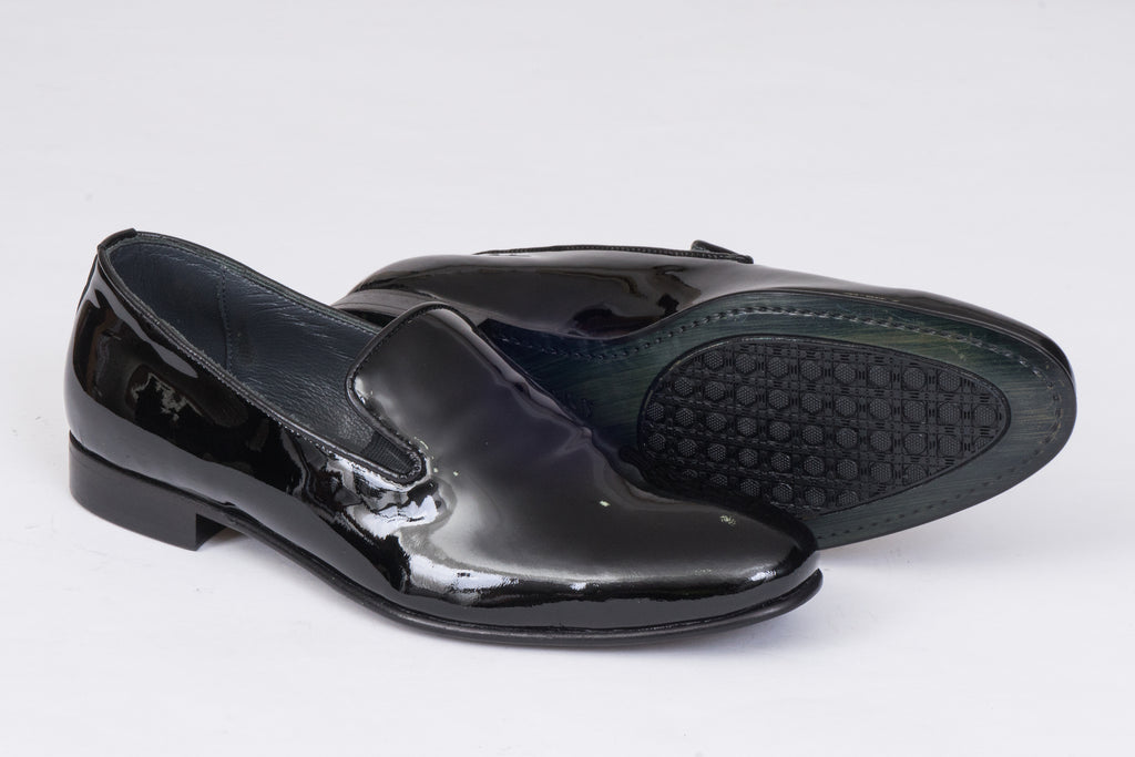 Машки мокасини со висок сјај